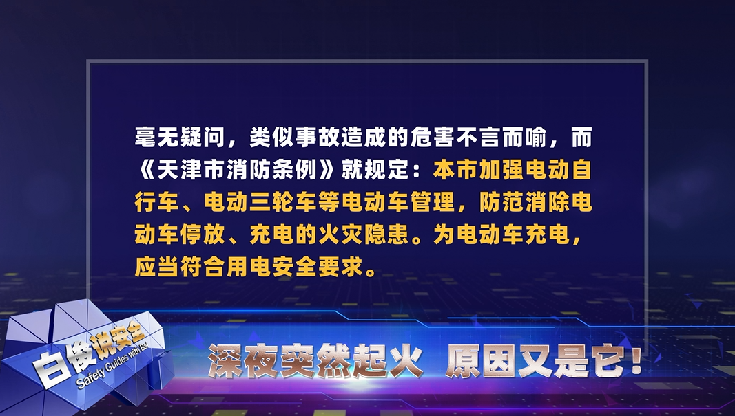 《白俊说安全》第7期：深夜突然起火 原因又是它！